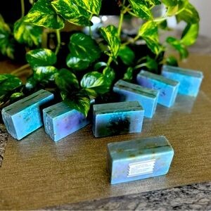 “Lavender Dreams” - Handcrafted Blue and Green Soap Bars